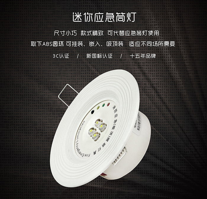 藝光消防迷你應(yīng)急筒燈--精致小巧的體驗(yàn)，不容錯(cuò)過(guò)的選擇
